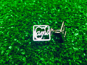 Name cufflinks (Square)
