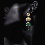 Emerald Earrings Antique