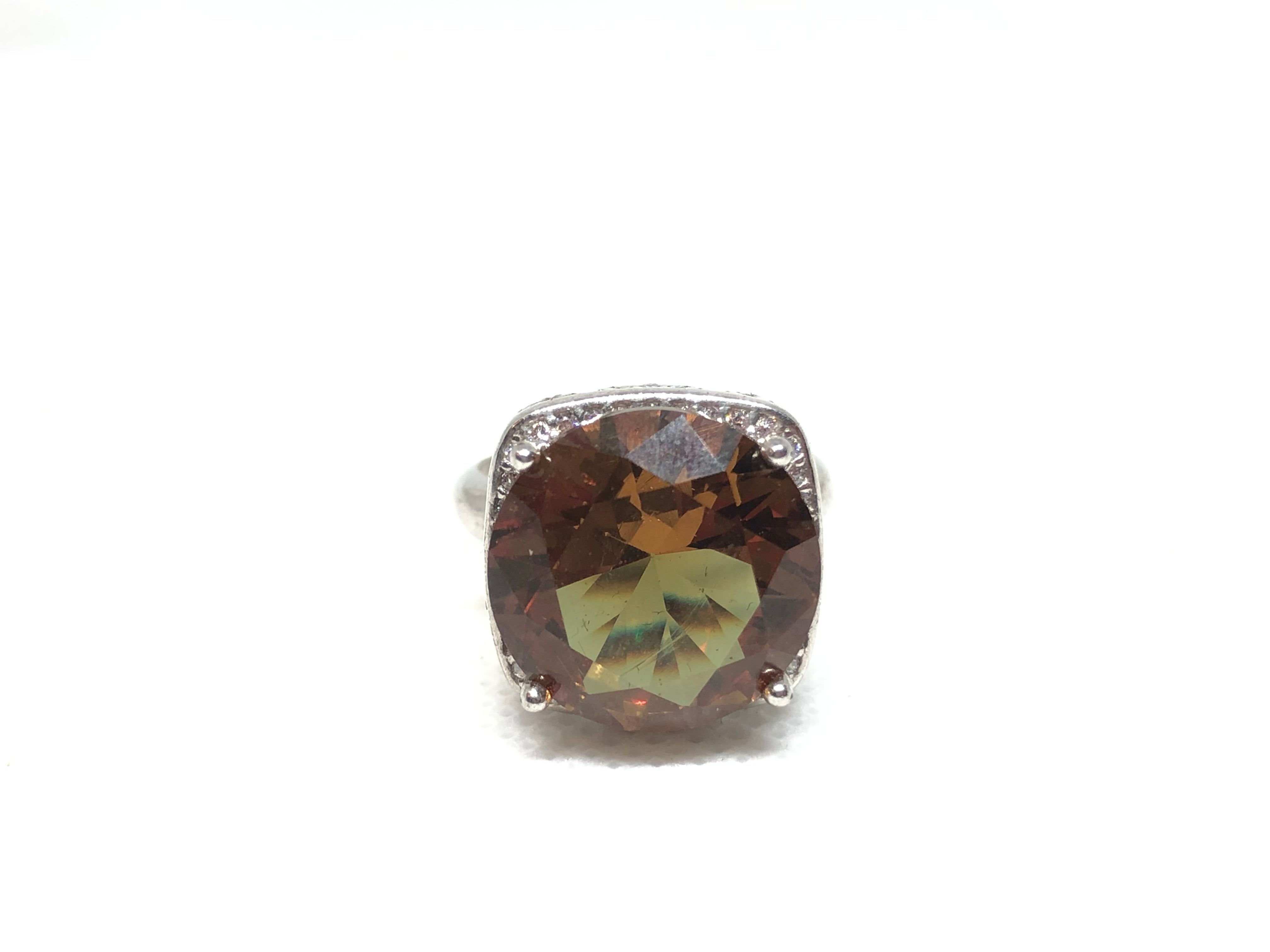 Square Big Stone Turkish Ring