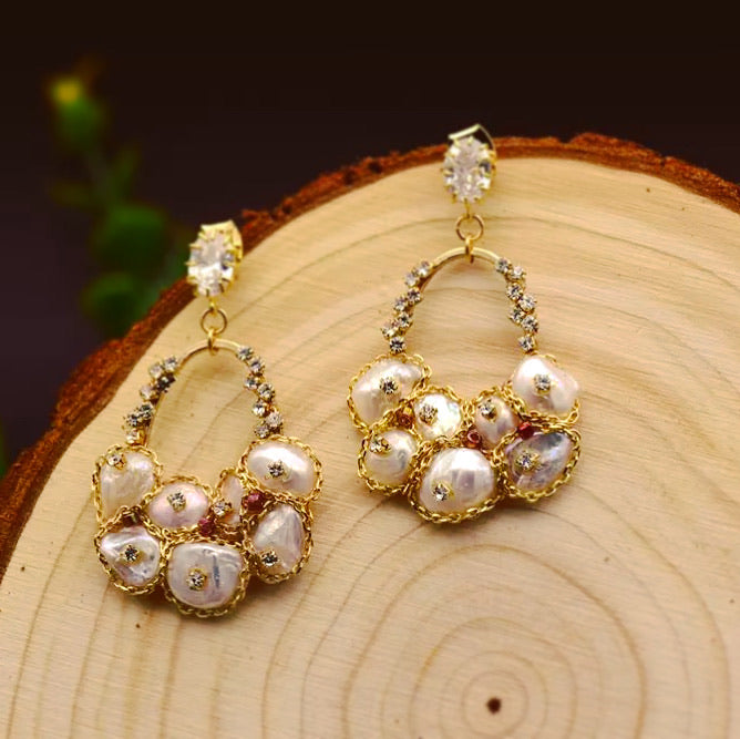 Baroque Pearl Earrings