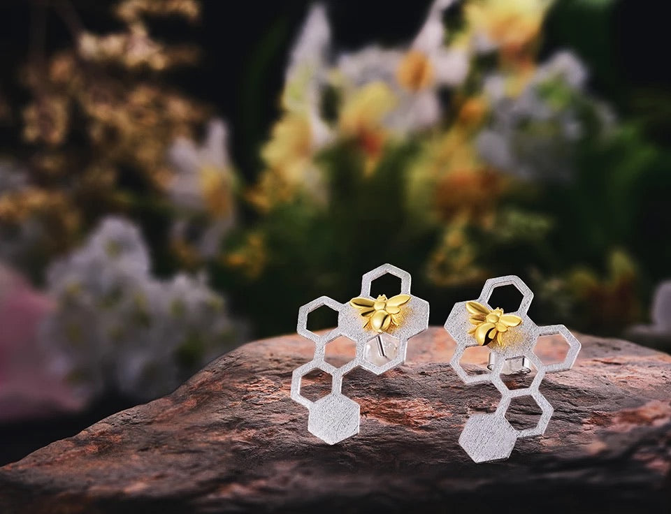 Honey Bee Earrings