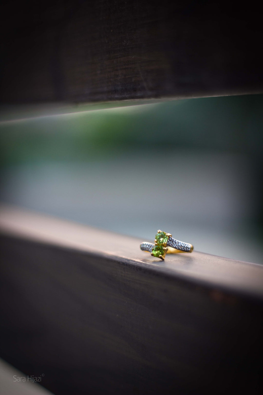 Green delicate ring