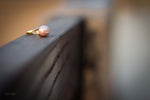 Pink pearl ring