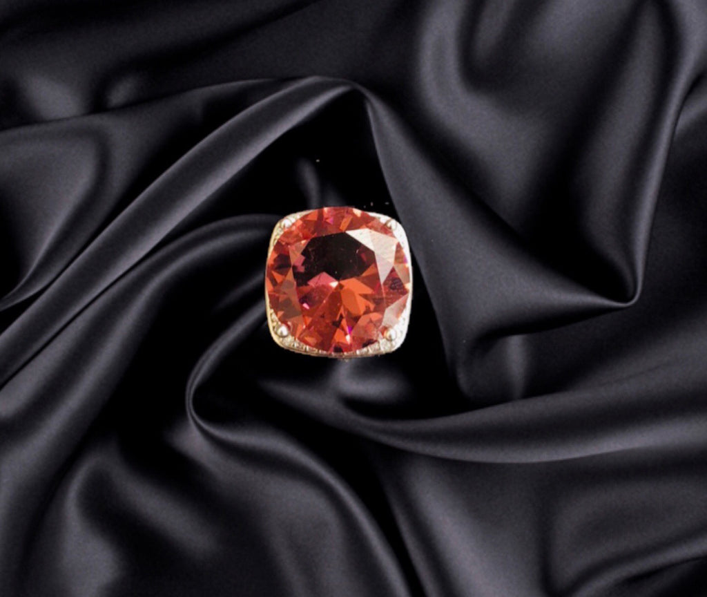 Square Big Stone Turkish Ring